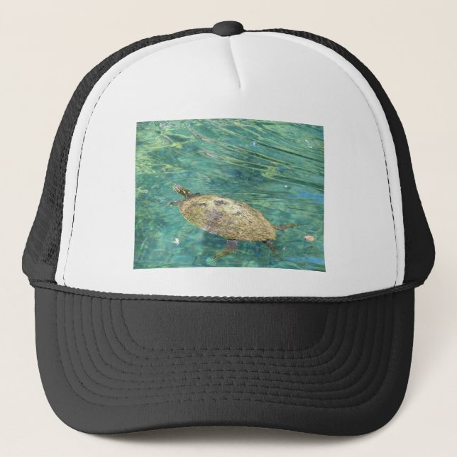 Gorra De Camionero gran natación de tortugas de río (Anverso)