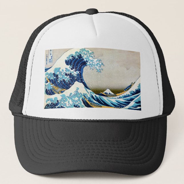 Gorra De Camionero Gran ola de Kanagawa (Anverso)