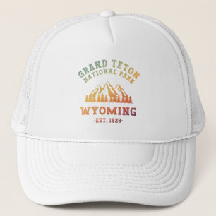 Gorra De Camionero Gran Parque Nacional Teton Gradiente Wyoming USA