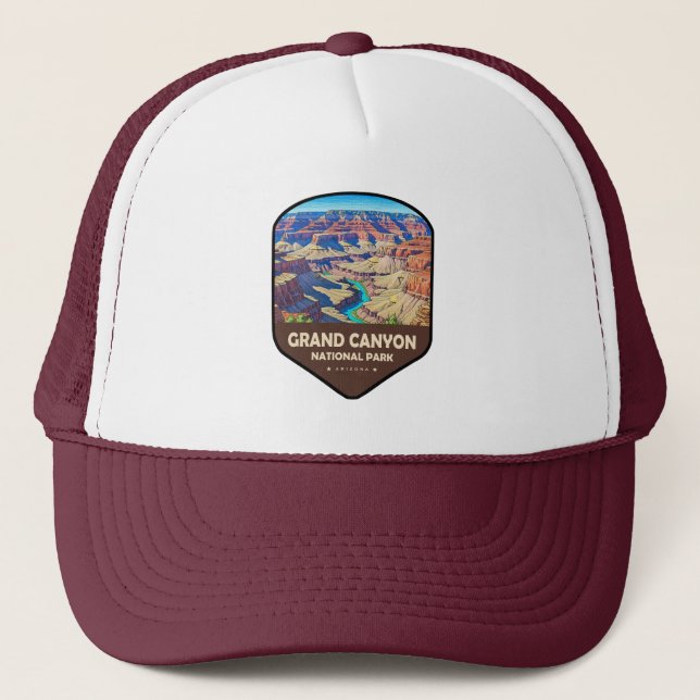 Gorra De Camionero Grand Canyon National Park Shield (Anverso)