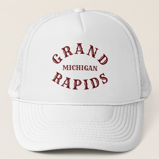 Gorra De Camionero Grand Rapids, Michigan (Anverso)