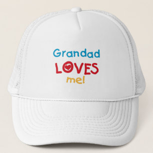 Gorra De Camionero Grandad me ama camisetas y regalos