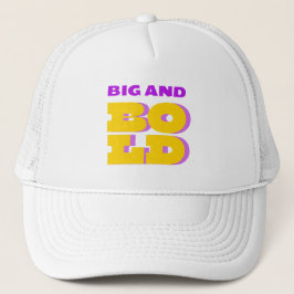 Gorra De Camionero Grande y audaz