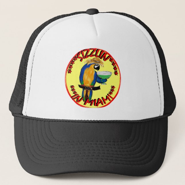 GORRA DE CAMIONERO GRANDES LOROS CHISPEANTES (Anverso)