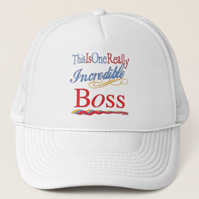 Gorra De Camionero Grandes regalos para Boss (Anverso)