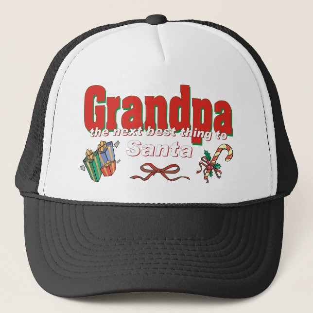 Gorra De Camionero Grandpa, The Next Best Thing To Santa (Anverso)