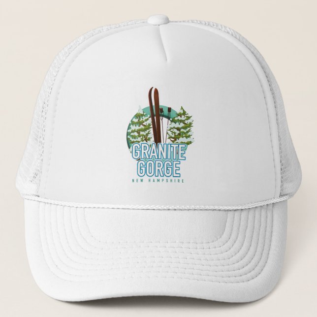 Gorra De Camionero Granite Gorge new Hampshire ski (Anverso)