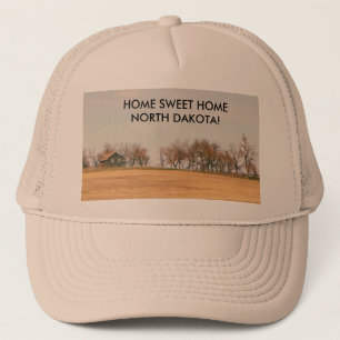 Gorra De Camionero Granja abandonada de la pradera en Dakota del
