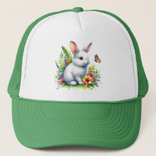 Gorra De Camionero Granja de animales bebé conejo sublimación Clipart