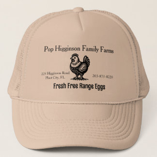 Gorra De Camionero Granja de pollo de época