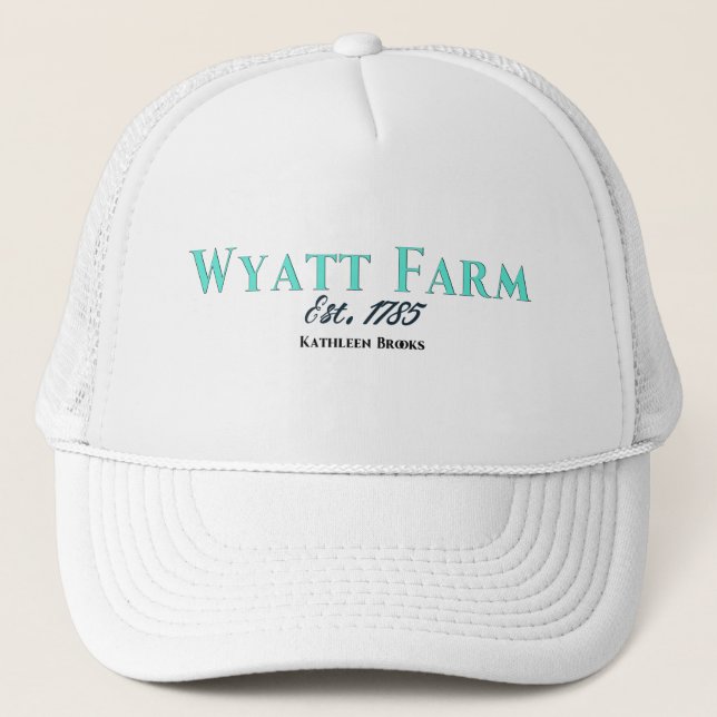 Gorra De Camionero Granja Wyatt (Anverso)