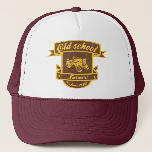 Gorra De Camionero Granjero de la escuela vieja (Anverso)
