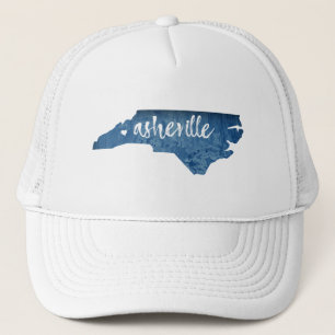 Gorra De Camionero Grano de madera de Asheville North Carolina