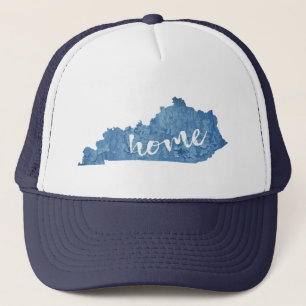Gorra De Camionero Grano de Madera de Hogar de Kentucky