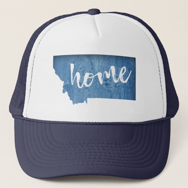 Gorra De Camionero Grano de Madera de la Casa de Montana (Anverso)
