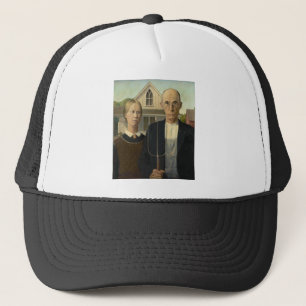 Gorra De Camionero Grant Wood - American Gothic