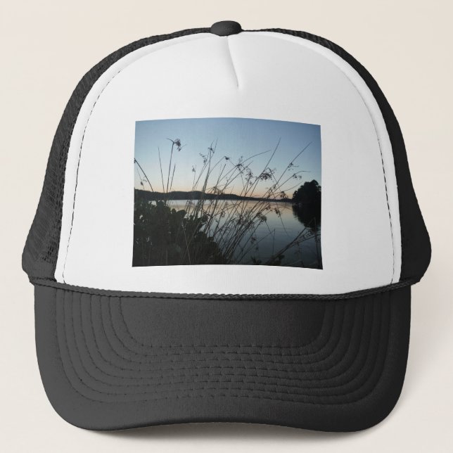 Gorra De Camionero Grasas en el lago Sunset (Anverso)