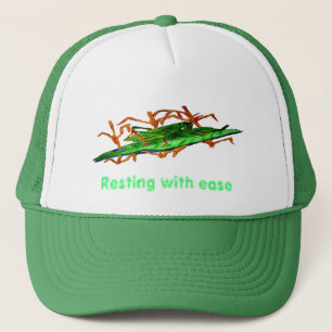Gorra De Camionero Grasshopper en reposo