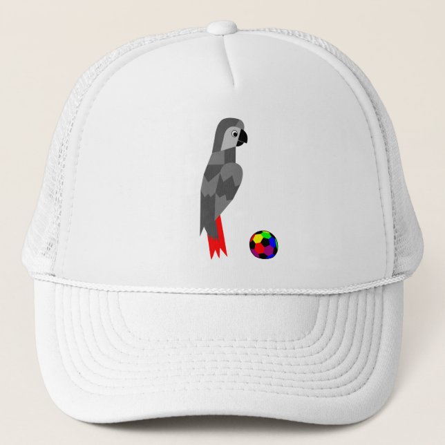 Gorra De Camionero Gray Parrot (Anverso)