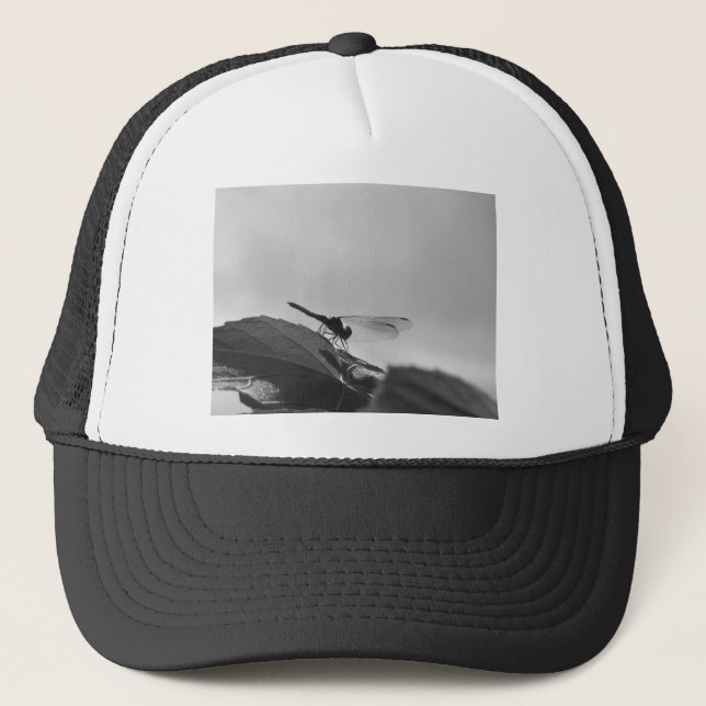 Gorra De Camionero Gray scale Dragonfly (Anverso)