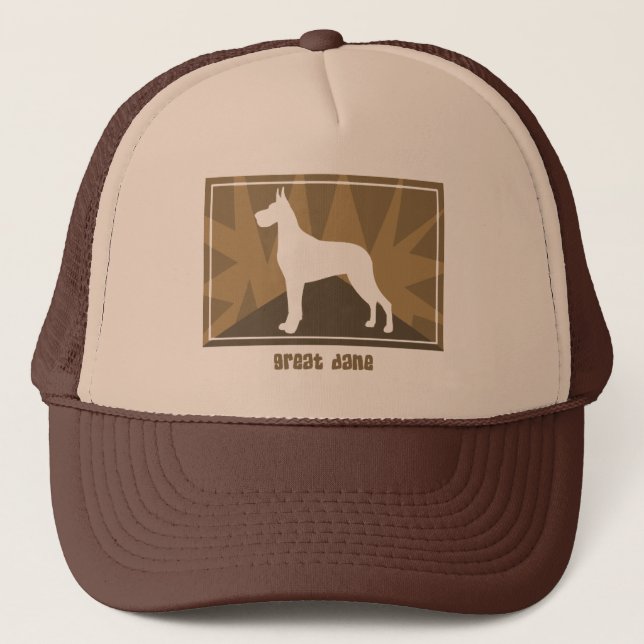 Gorra De Camionero Great dane terroso (Anverso)