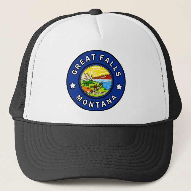 Gorra De Camionero Great Falls Montana (Anverso)