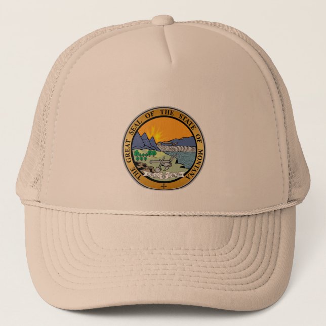 Gorra De Camionero Great seal of the state of Montana (Anverso)