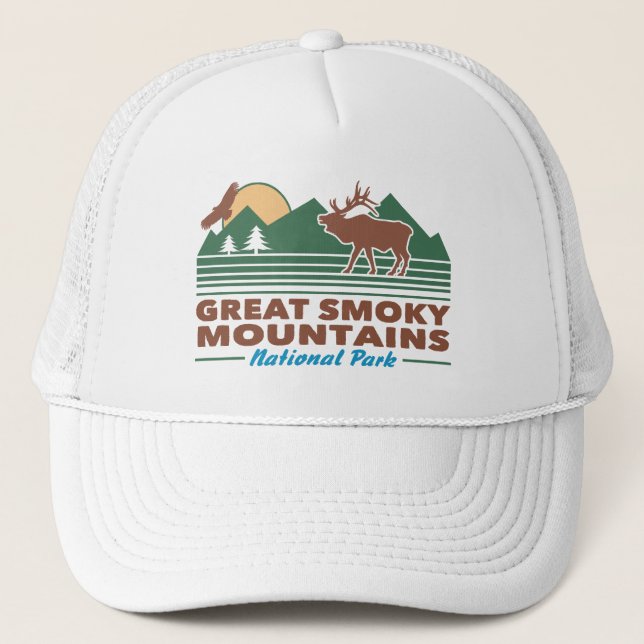 Gorra De Camionero Great Smoky Mountains (Anverso)
