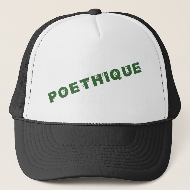Gorra De Camionero green poéthique (Anverso)