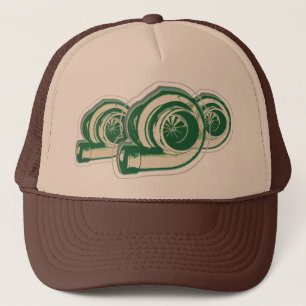 Gorra De Camionero Green Turbos
