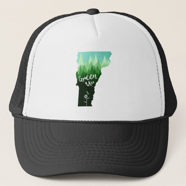 Gorra De Camionero Green Up Vermont (Anverso)