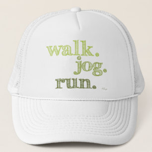 Gorra De Camionero GREEN WALK JOG RUN (fuente SHADED)