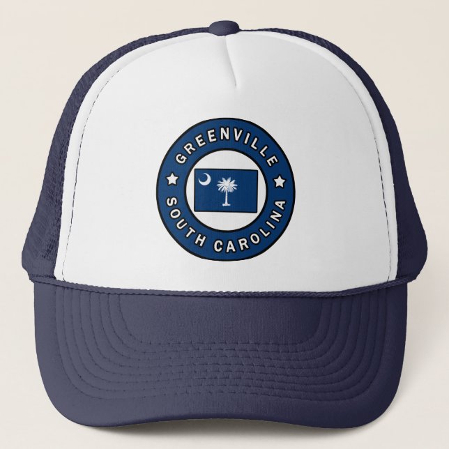 Gorra De Camionero Greenville Carolina del Sur (Anverso)