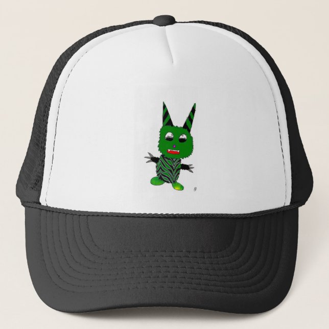 Gorra De Camionero Gremlin verde (Anverso)