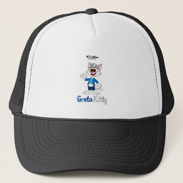 Gorra De Camionero Greta Kitty  (Anverso)
