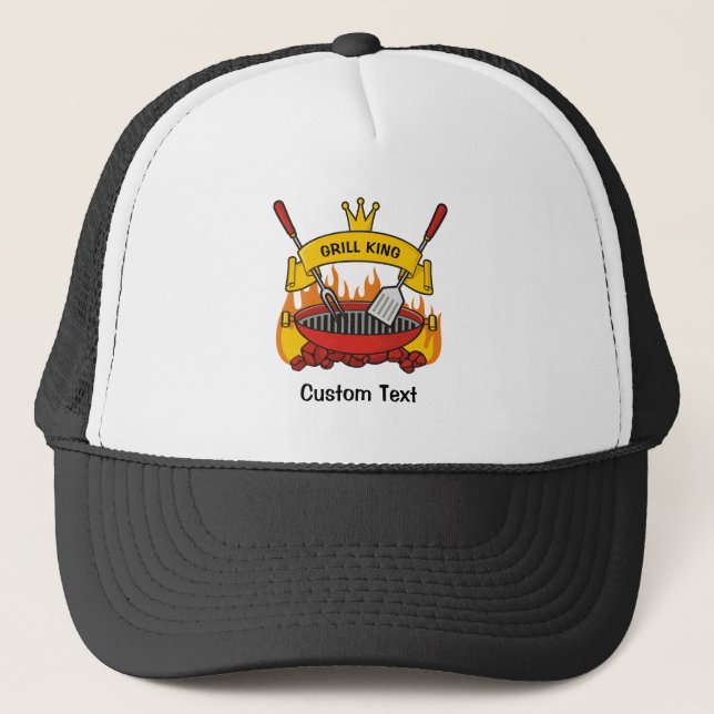 Gorra De Camionero Grill King (Anverso)