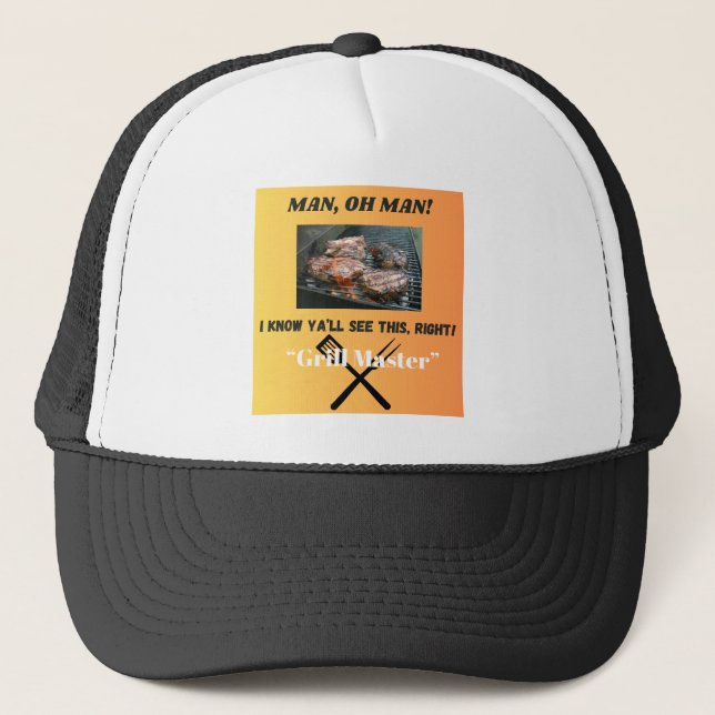 Gorra De Camionero Grill Master (Anverso)