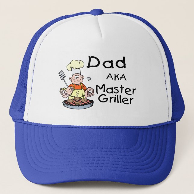Gorra De Camionero Griller principal del papá (Anverso)