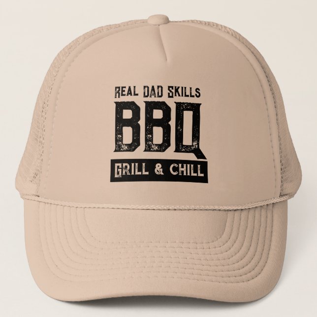 Gorra De Camionero Grillmaster dad cool funny trucker hat (Anverso)
