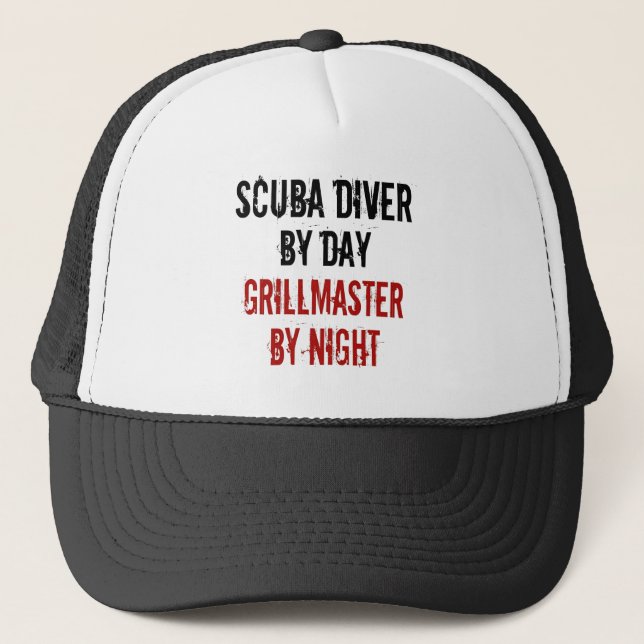 Gorra De Camionero Grillmaster Scuba Diver (Anverso)