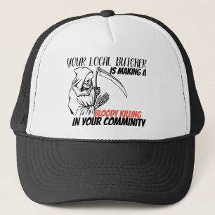 Gorra De Camionero Grim Reaper Butcher