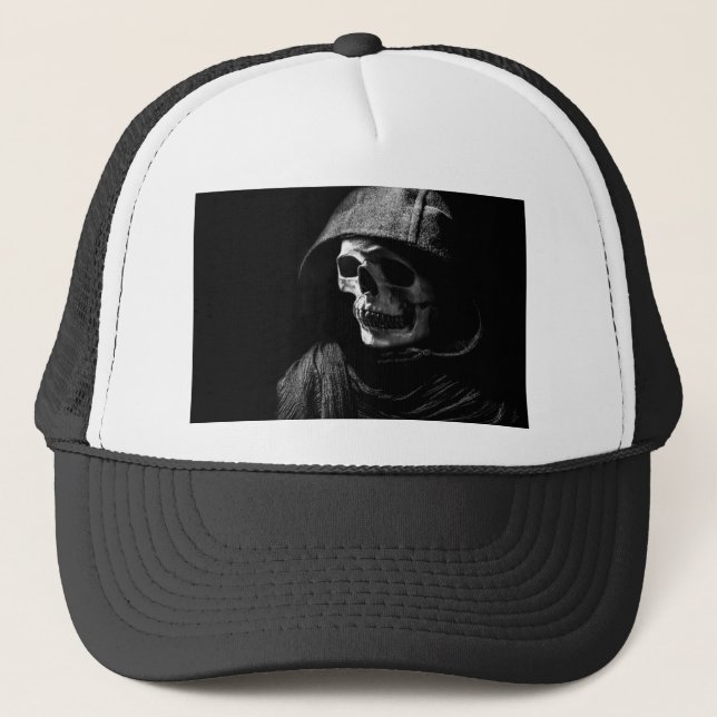 Gorra De Camionero Grim Reaper Skull (Anverso)