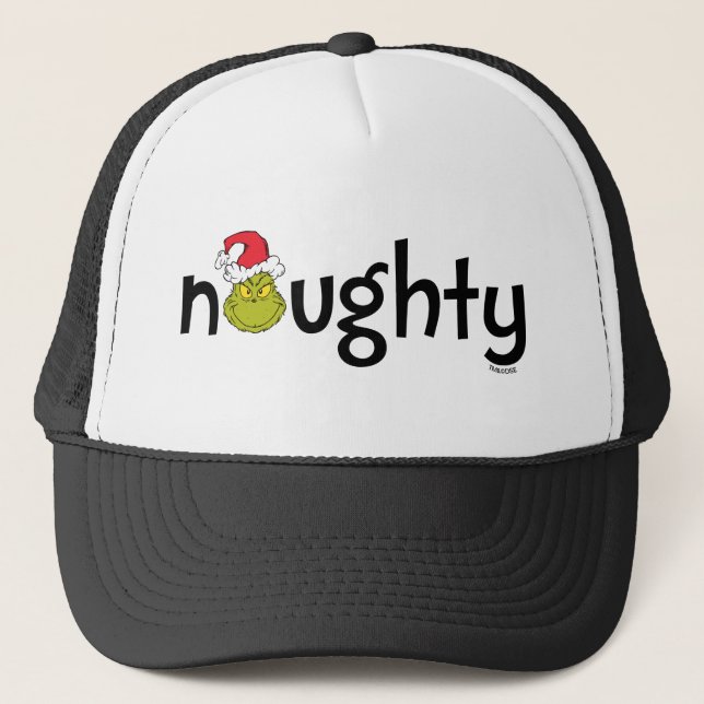 Gorra De Camionero Grinch es travieso (Anverso)