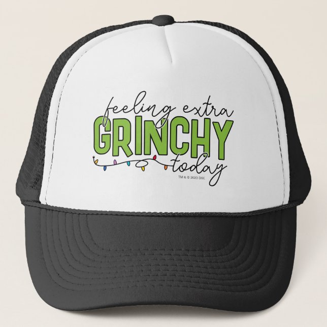 Gorra De Camionero Grinch | Sensación de picazón extra hoy 4 (Anverso)