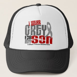 Gorra De Camionero Gris del desgaste del tumor cerebral I para mi