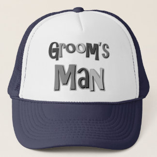 Gorra De Camionero Gris del padrino de boda