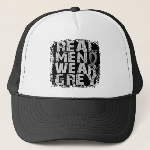 Gorra De Camionero Gris real del desgaste de hombres del tumor