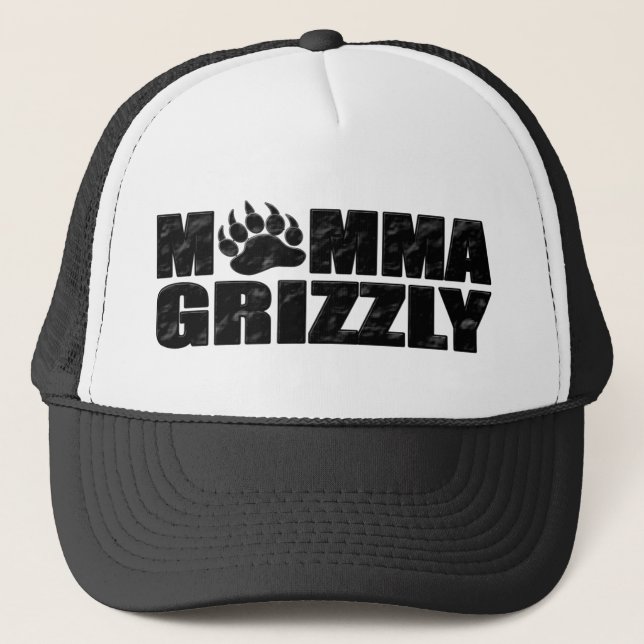 Gorra De Camionero Grisáceo de Momma (Anverso)