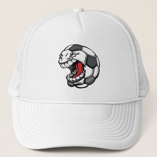Gorra De Camionero Gritando fútbol (Anverso)
