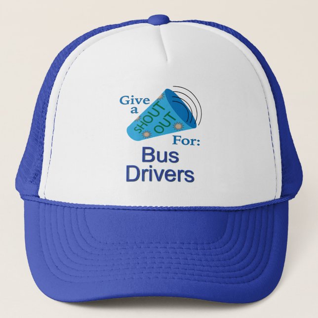 Gorra De Camionero Gritos a los conductores de bus (Anverso)